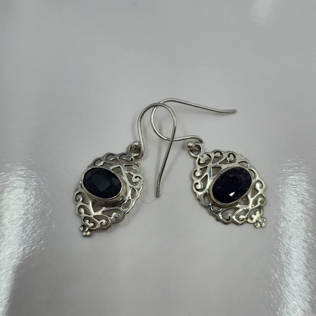 925 Sterling Silver Alexandrite Earrings