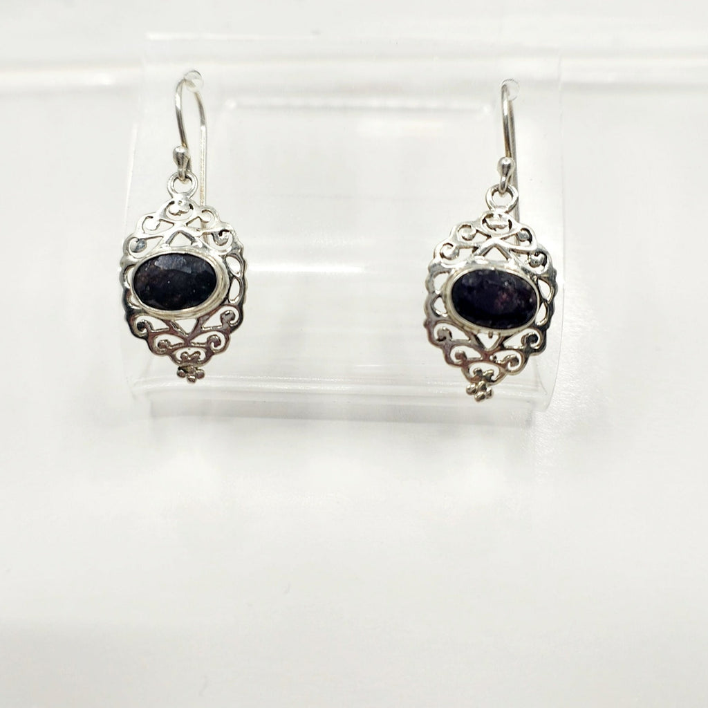 925 Sterling Silver Alexandrite Earrings