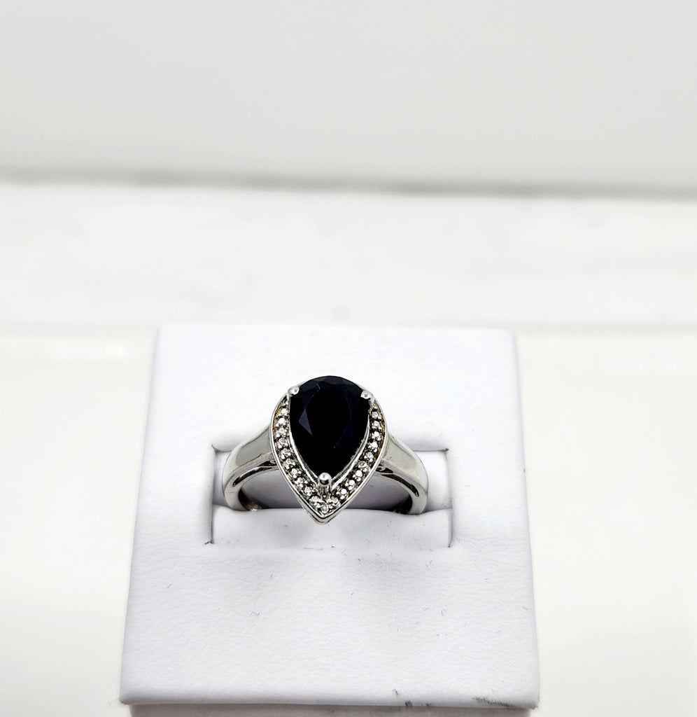 925 sterling silver sapphire Ring