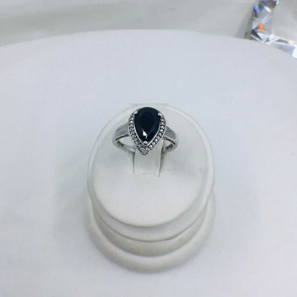 925 sterling silver sapphire Ring